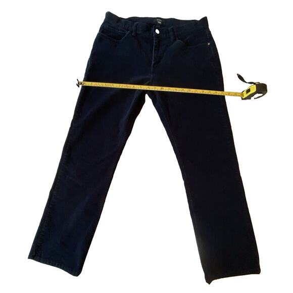 Alfani Mens Corduroy Pants Size 32x30 Color Navy Blue Five-Pocket Cotton Import - Picture 15 of 16